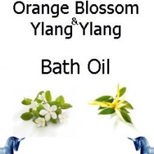 Orange Blossom and ylang ylang bath Oil