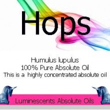 Hops absolute oil label