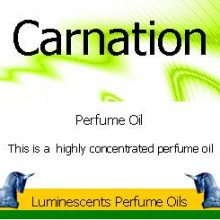 carnation perfume oil label