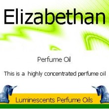 Elizabethan Perfume Oil Labelan image of Elizabethan Perfume Oil Label from luminescents