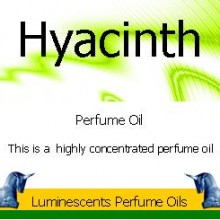 hyacinth perfume oil label