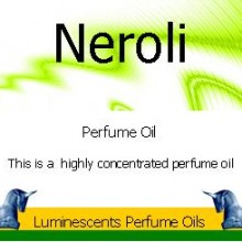 neroli perfume oil label