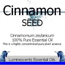 Cinnamon Seed Essential Oil Label