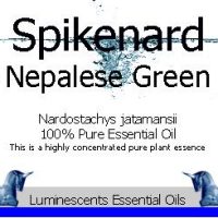 spikenard nepalese green essential oil label