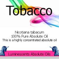 Tobacco absolute oil label