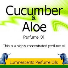 Cucumber and aloe perfume oil
