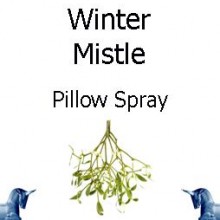 winter mistle pillow spray
