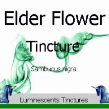 Elder Flower Tincture label