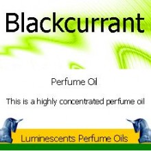 blackcurrant perfume oil label