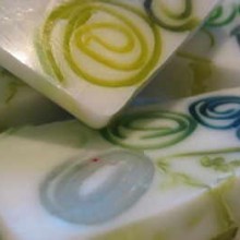 green tea and balm mint soap