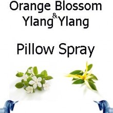 Orange Blossom and ylang ylang pillow spray